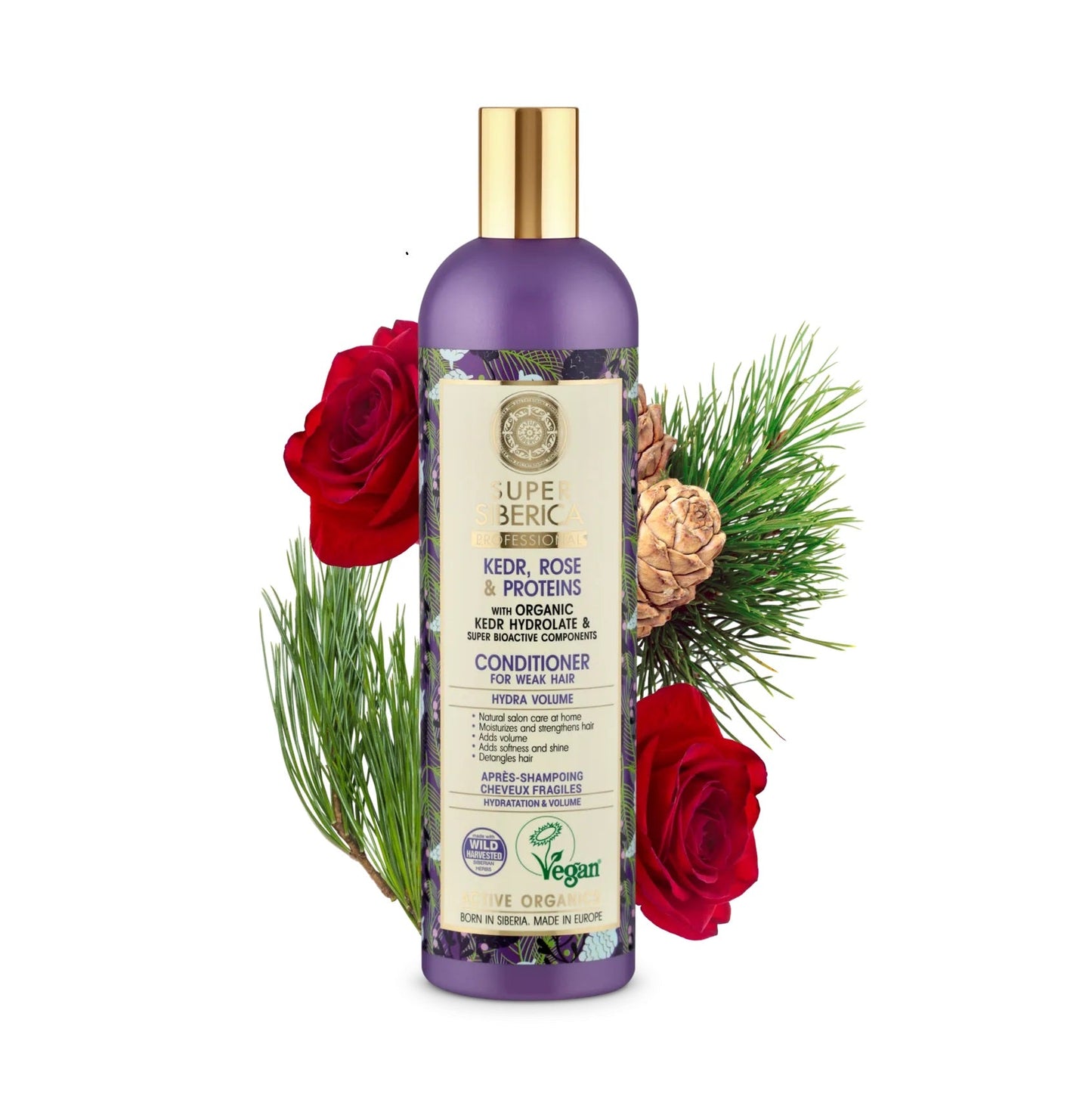 Super Kedr Rose & Proteins Conditioner 400ml - Natura Siberica - Conditioners - Eco Natural Products
