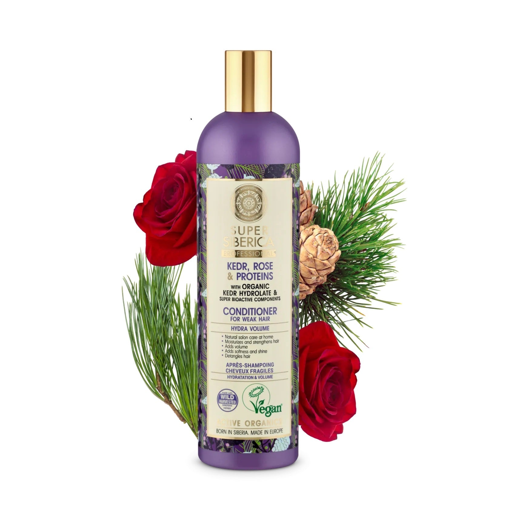 Super Kedr Rose & Proteins Conditioner 400ml - Natura Siberica - Conditioners - Eco Natural Products