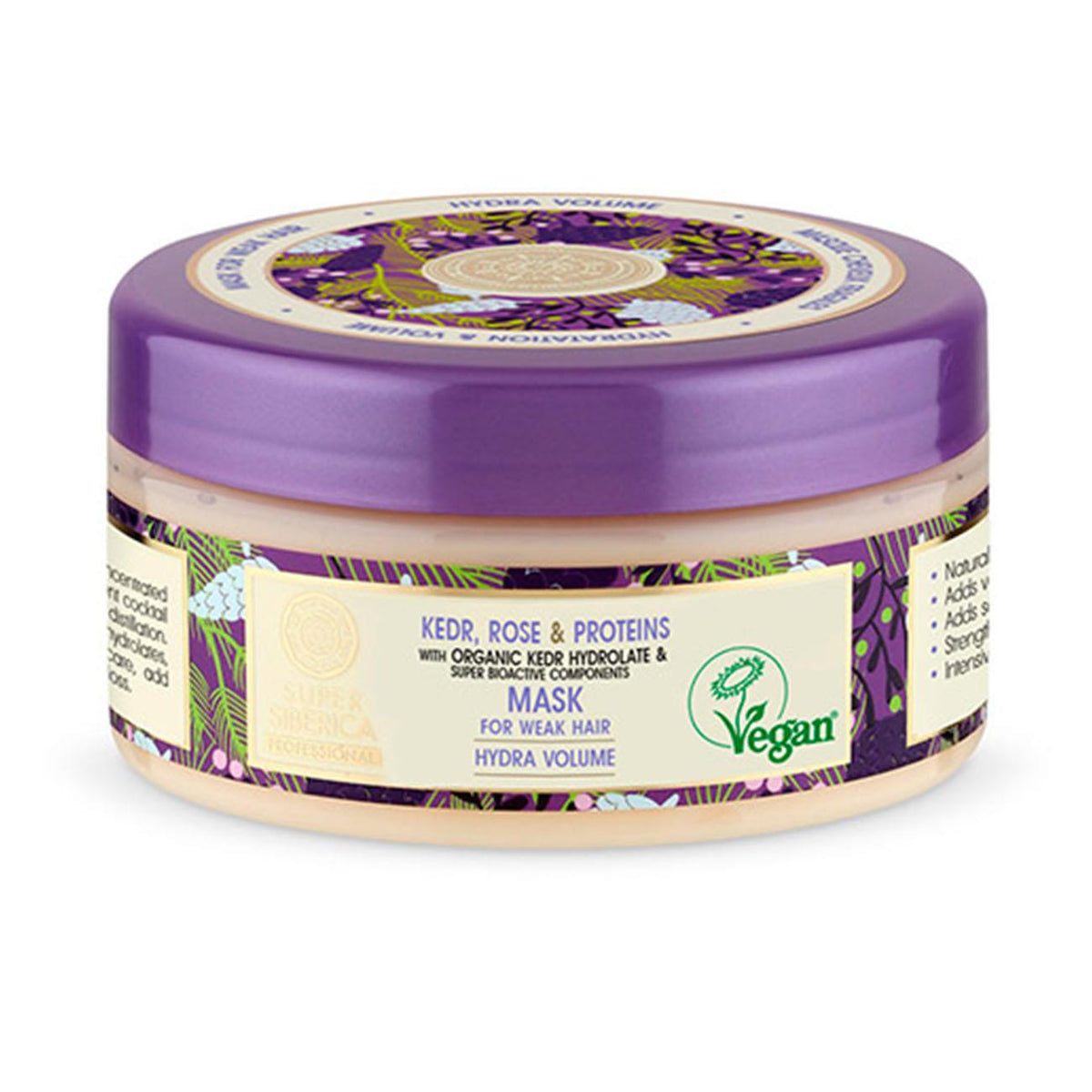 Super Kedr Rose & Proteins Mask 300ml - Natura Siberica - Deep Conditioning - Eco Natural Products