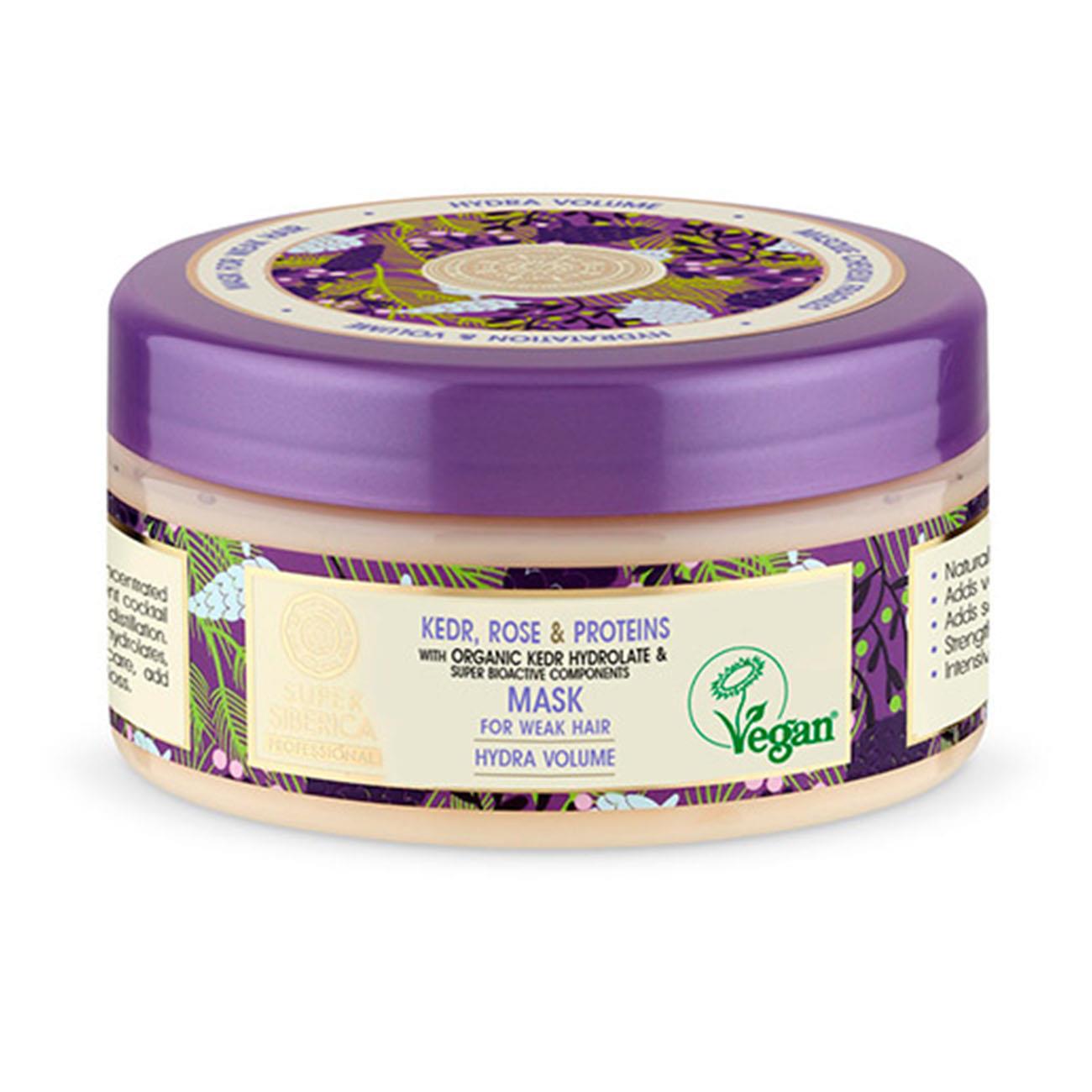Super Kedr Rose & Proteins Mask 300ml - Natura Siberica - Deep Conditioning - Eco Natural Products
