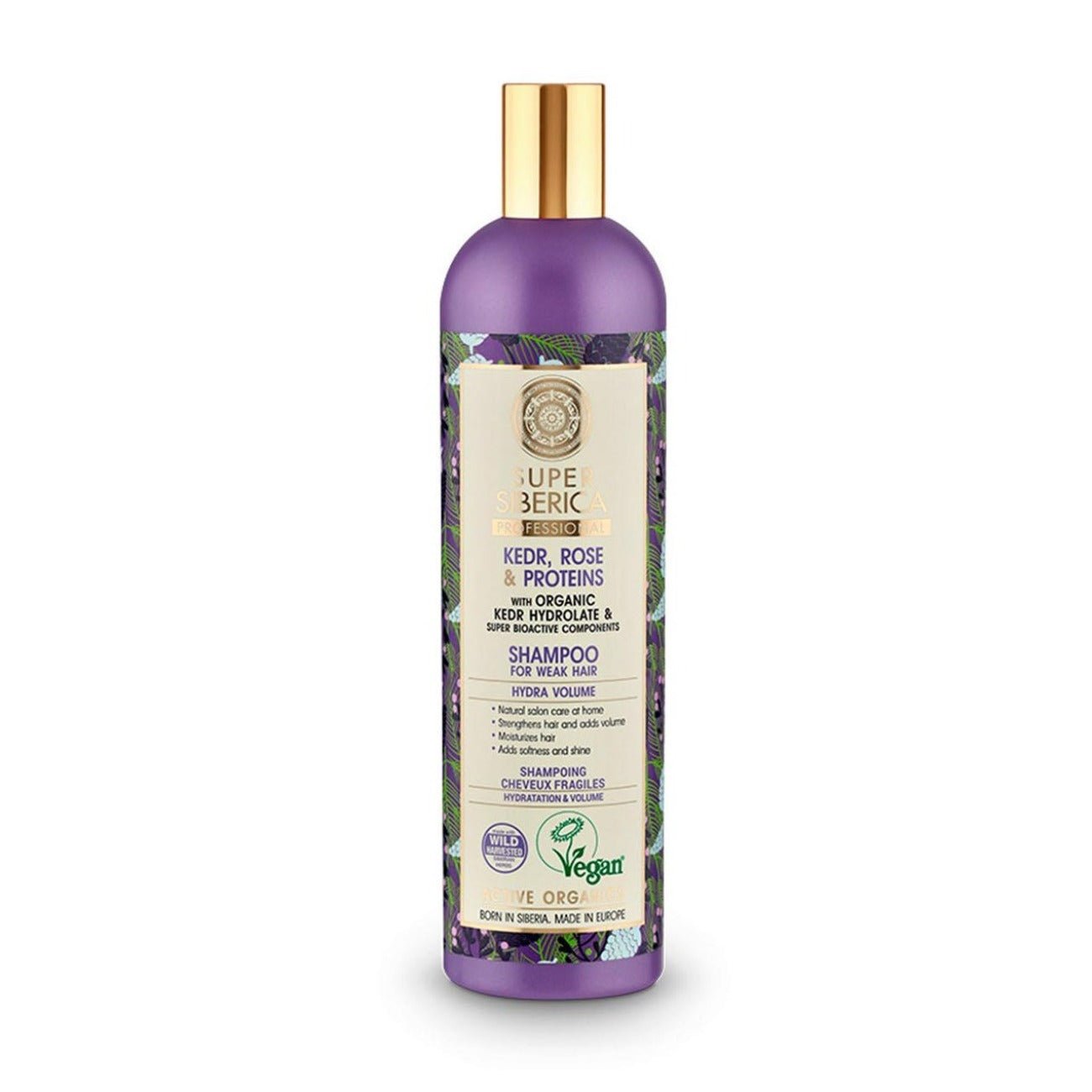 Super Kedr Rose & Proteins Shampoo 400ml - Natura Siberica - Shampoo - Eco Natural Products