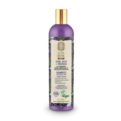 Super Kedr Rose & Proteins Shampoo 400ml - Natura Siberica - Shampoo - Eco Natural Products