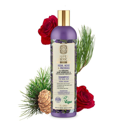 Super Kedr Rose & Proteins Shampoo 400ml - Natura Siberica - Shampoo - Eco Natural Products