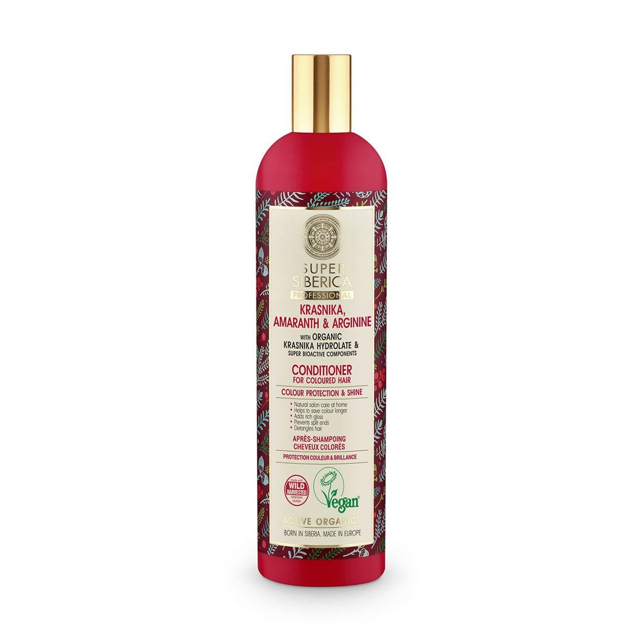 Super Krasnika Amaranth & Arginine Conditioner 400ml - Natura Siberica - Conditioners - Eco Natural Products