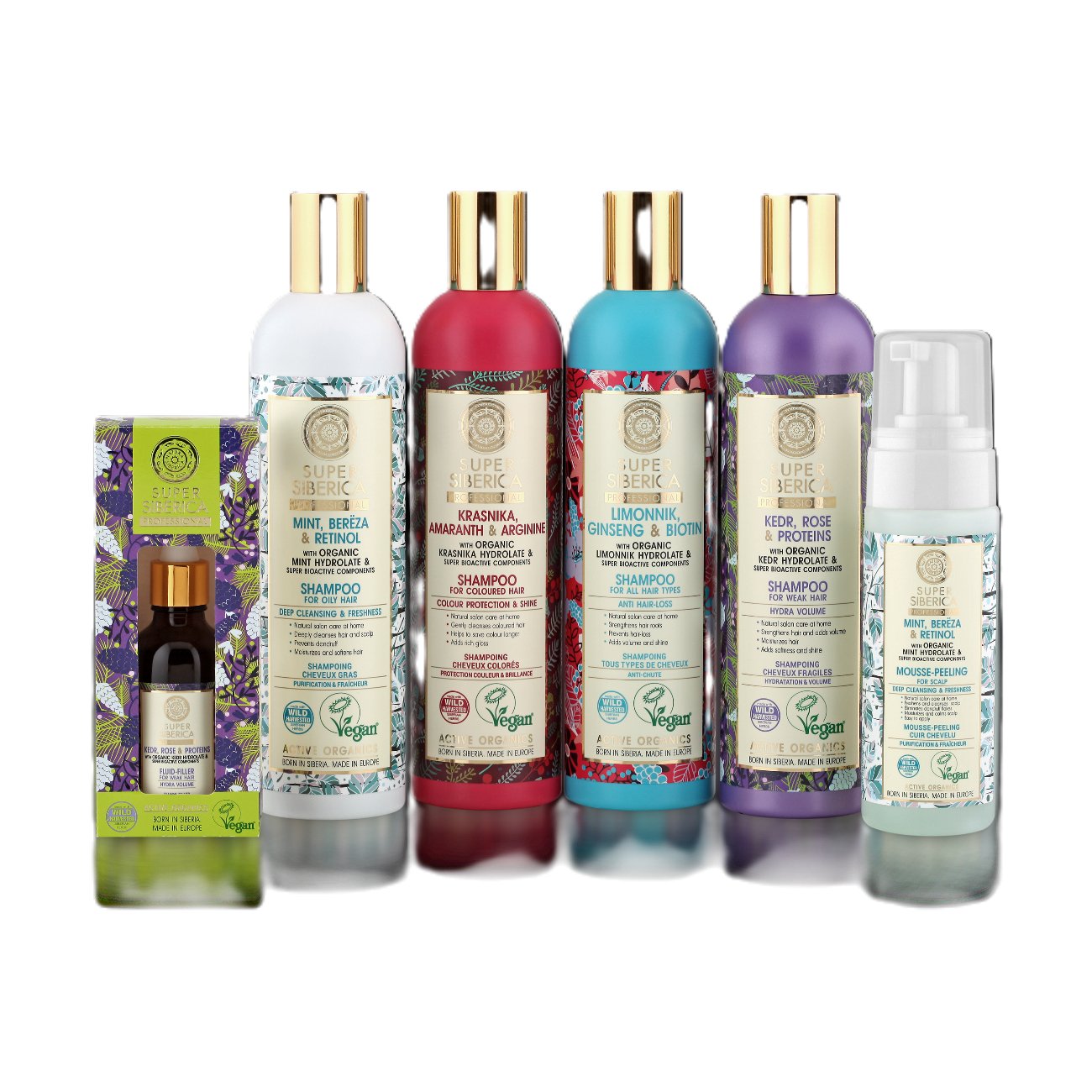 Super Krasnika Amaranth & Arginine Shampoo 400ml - Natura Siberica - Shampoo - Eco Natural Products