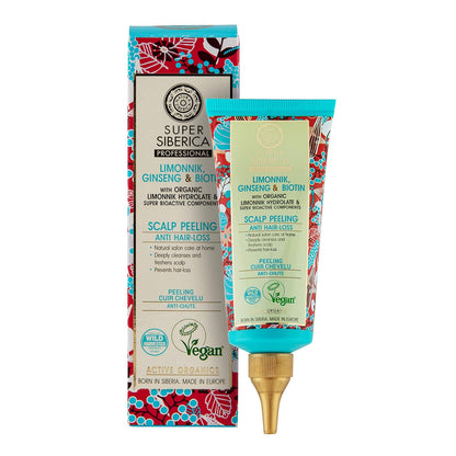Super Limonnik Ginseng & Biotin Scalp Peeling 100ml - Natura Siberica - Scalp Care - Eco Natural Products