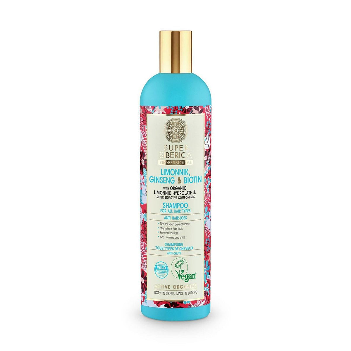 Super Limonnik Ginseng & Biotin Shampoo 400ml - Natura Siberica - Shampoo - Eco Natural Products