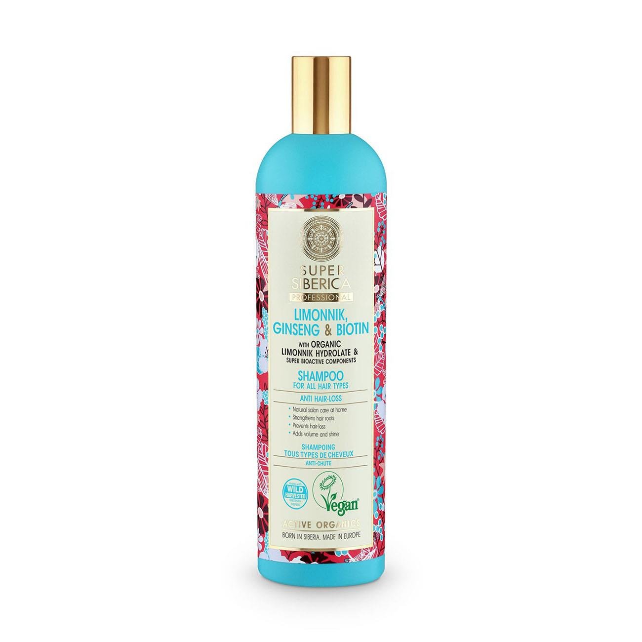 Super Limonnik Ginseng & Biotin Shampoo 400ml - Natura Siberica - Shampoo - Eco Natural Products