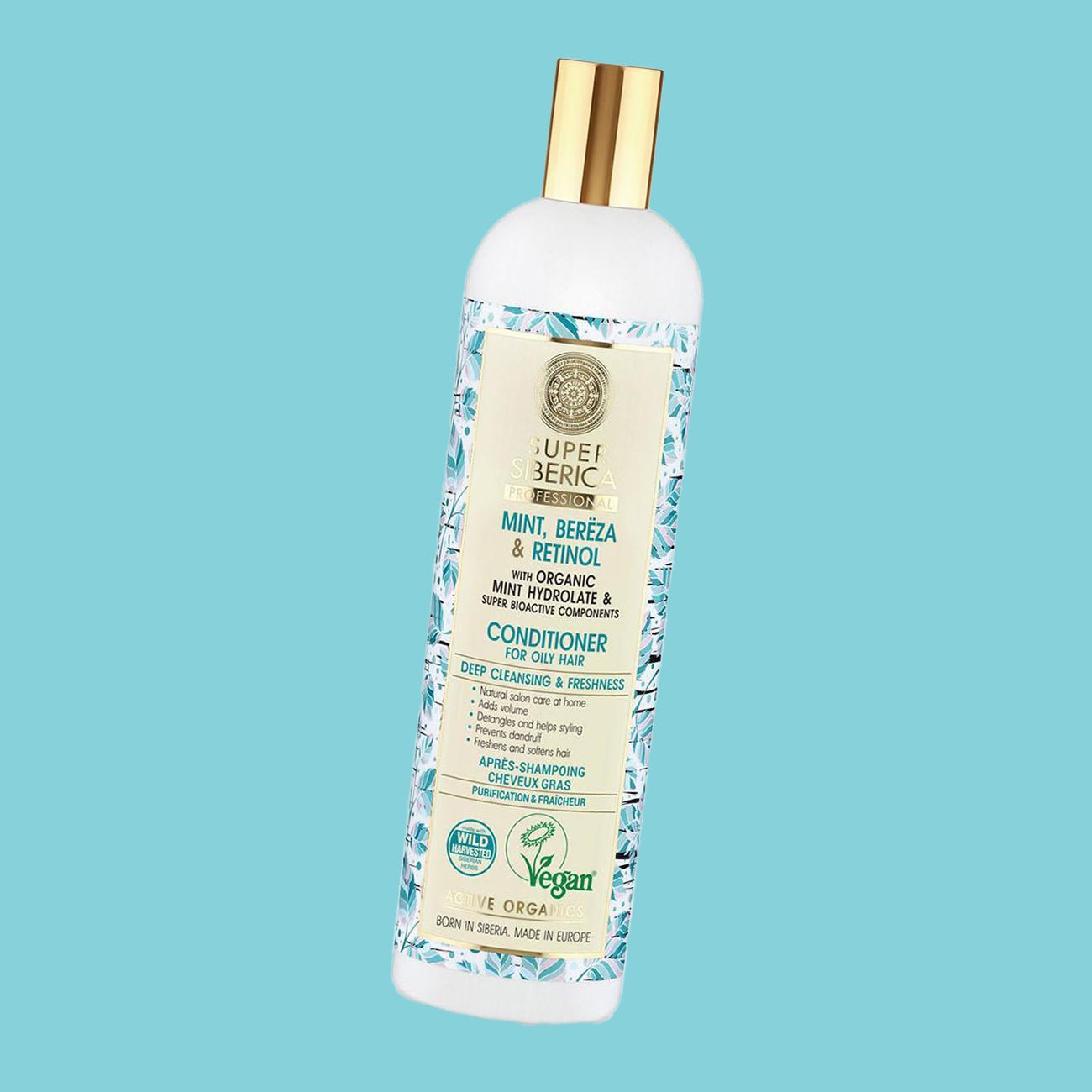 Super Mint Bereza & Retinol Conditioner 400ml - Natura Siberica - Conditioners - Eco Natural Products