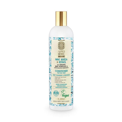 Super Mint Bereza & Retinol Conditioner 400ml - Natura Siberica - Conditioners - Eco Natural Products
