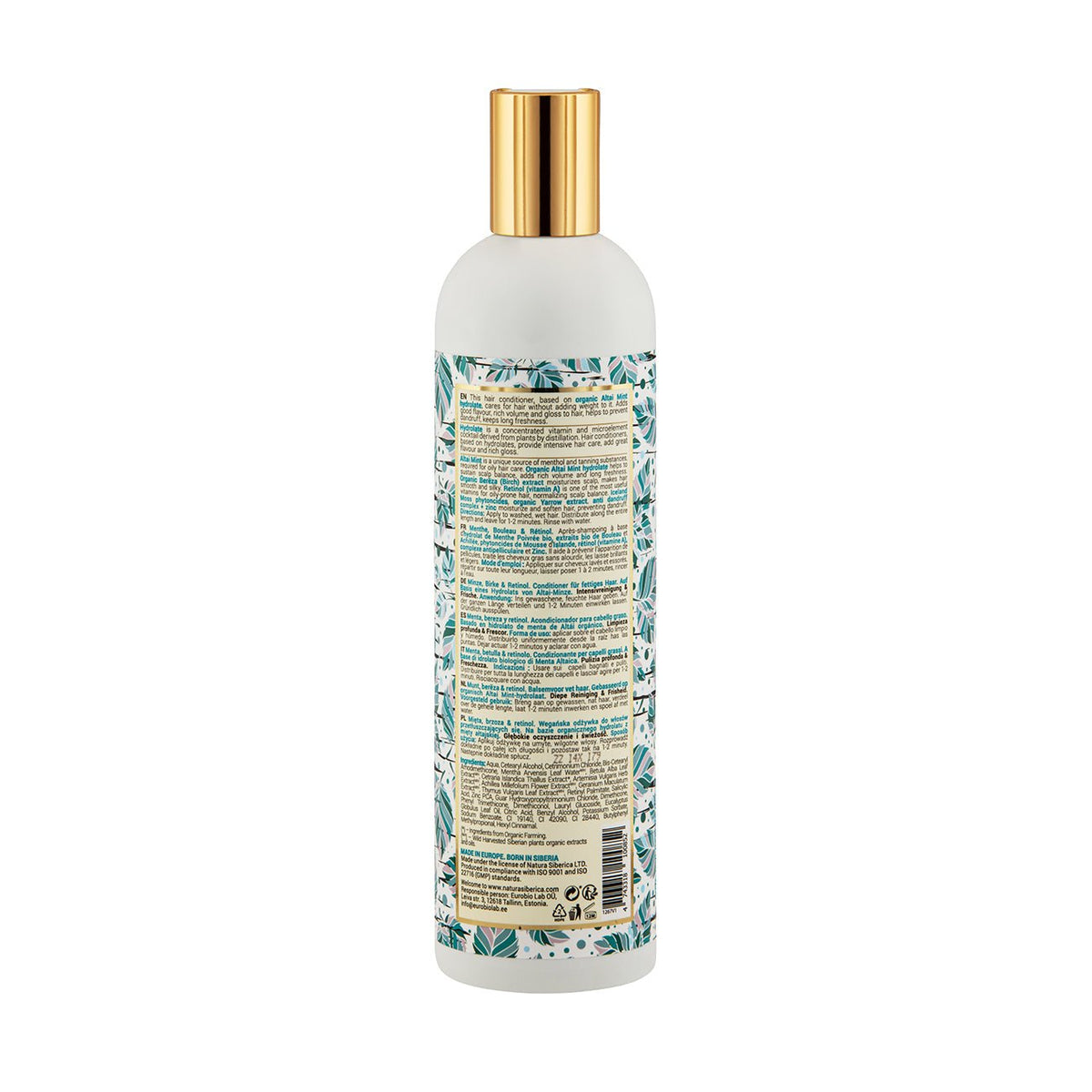 Super Mint Bereza & Retinol Conditioner 400ml - Natura Siberica - Conditioners - Eco Natural Products