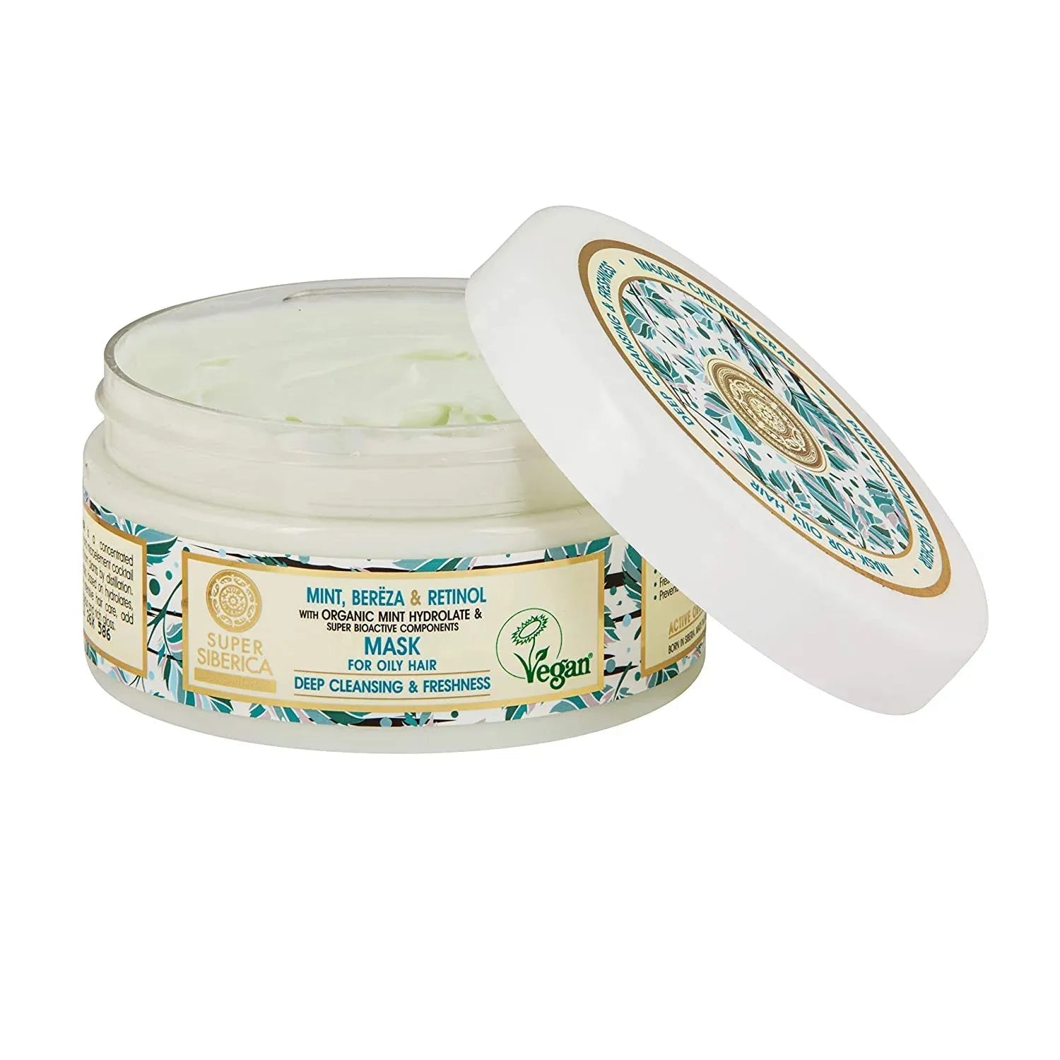 Super Mint Bereza & Retinol Mask 300ml EXP 24.02.2025 - Natura Siberica - Deep Conditioning - Natura Siberica