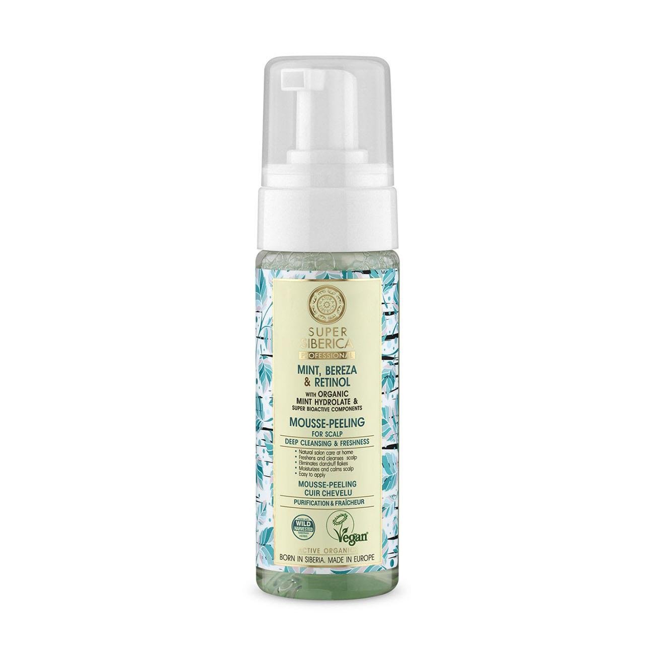 Super Mint Bereza & Retinol Mousse - Peeling 170ml [BLACK FRIDAY] - Eco Natural Products - Natura Siberica - Scalp Care