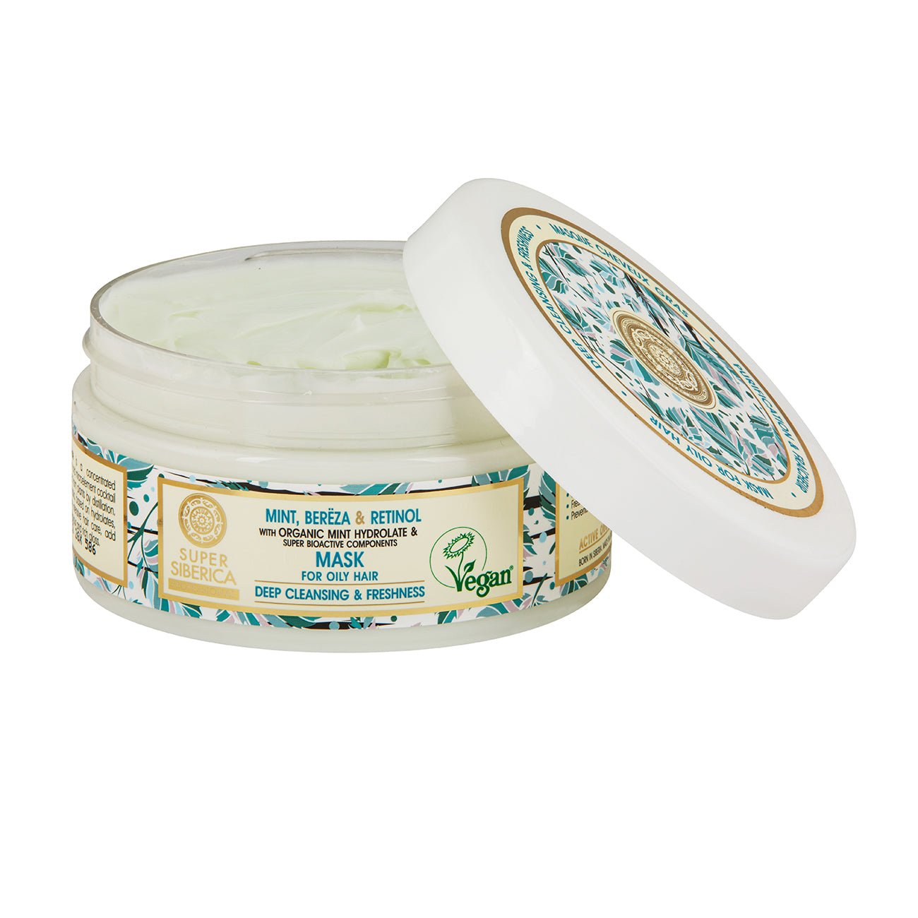 Super Mint Bereza & Retinoll Mask 300ml - Natura Siberica - Deep Conditioning - Eco Natural Products