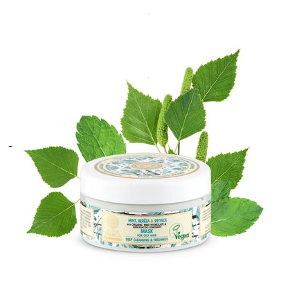 Super Mint Bereza & Retinoll Mask 300ml - Natura Siberica - Deep Conditioning - Eco Natural Products