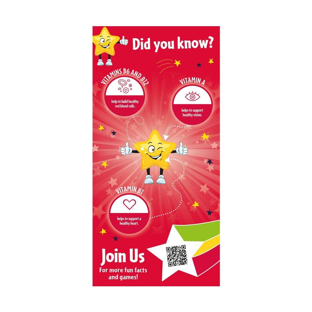 Super Stars Multivitamin & Minerals 60 Chewable Tablets - Natures Aid - Food Supplements - Eco Natural Products