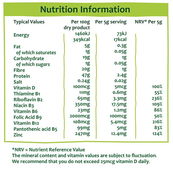 Super Yeast Flakes Vit D & B12 Engevita 100g [BLACK FRIDAY] - Eco Natural Products - Marigold - Yeast flakes