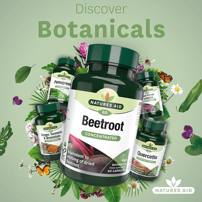 Superfoods Beetroot 60 Capsules - Natures Aid - Vitamins & Supplements - Eco Natural Products