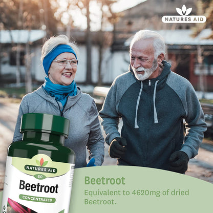 Superfoods Beetroot 60 Capsules - Natures Aid - Vitamins & Supplements - Eco Natural Products