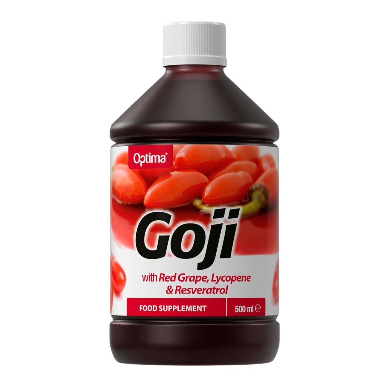 Superfruits Goji Juice With Oxy3 500ml - Optima - Liquid Food Supplement - Eco Natural Products