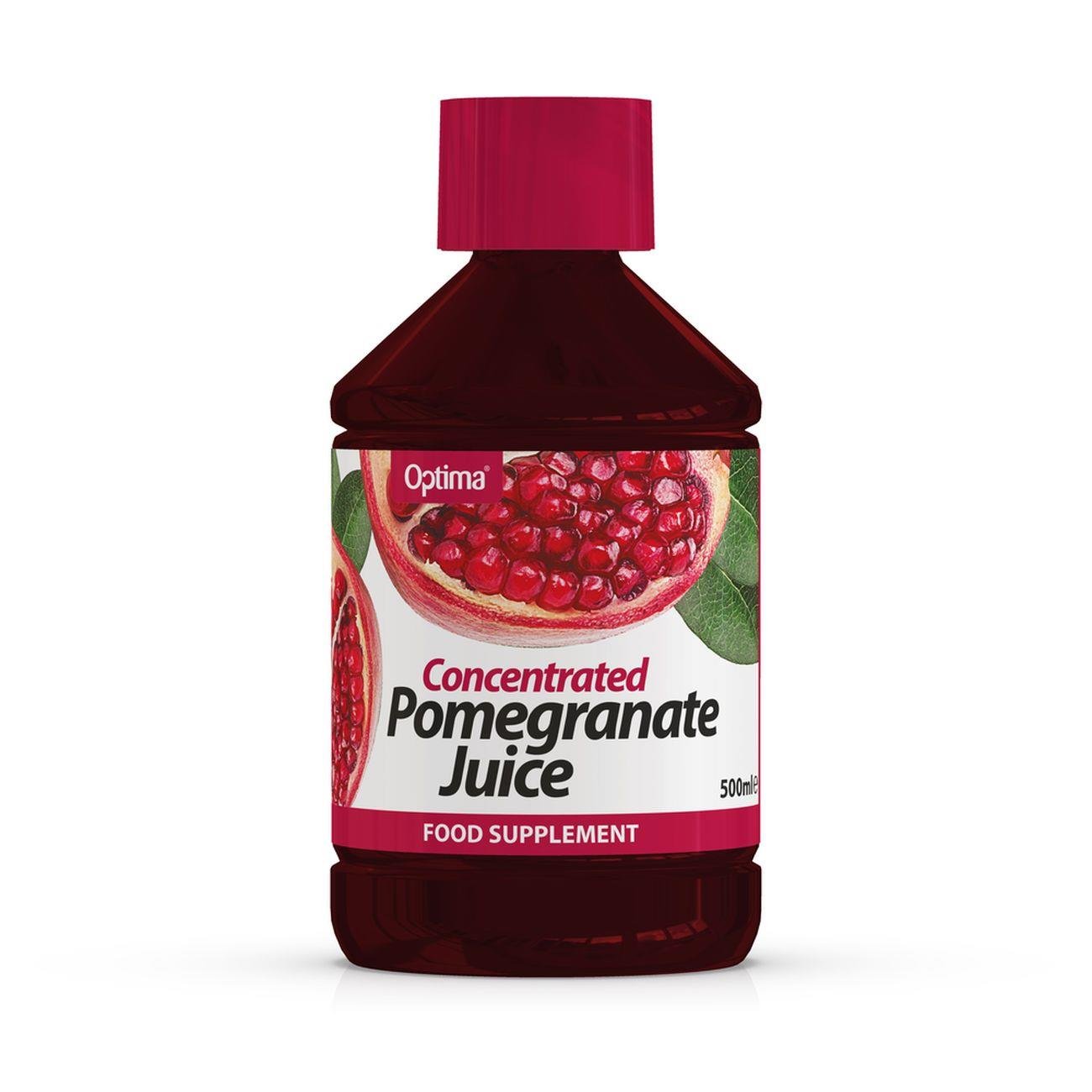 Superfruits Pomegranate Juice 500ml - Optima - Liquid Food Supplement - Eco Natural Products