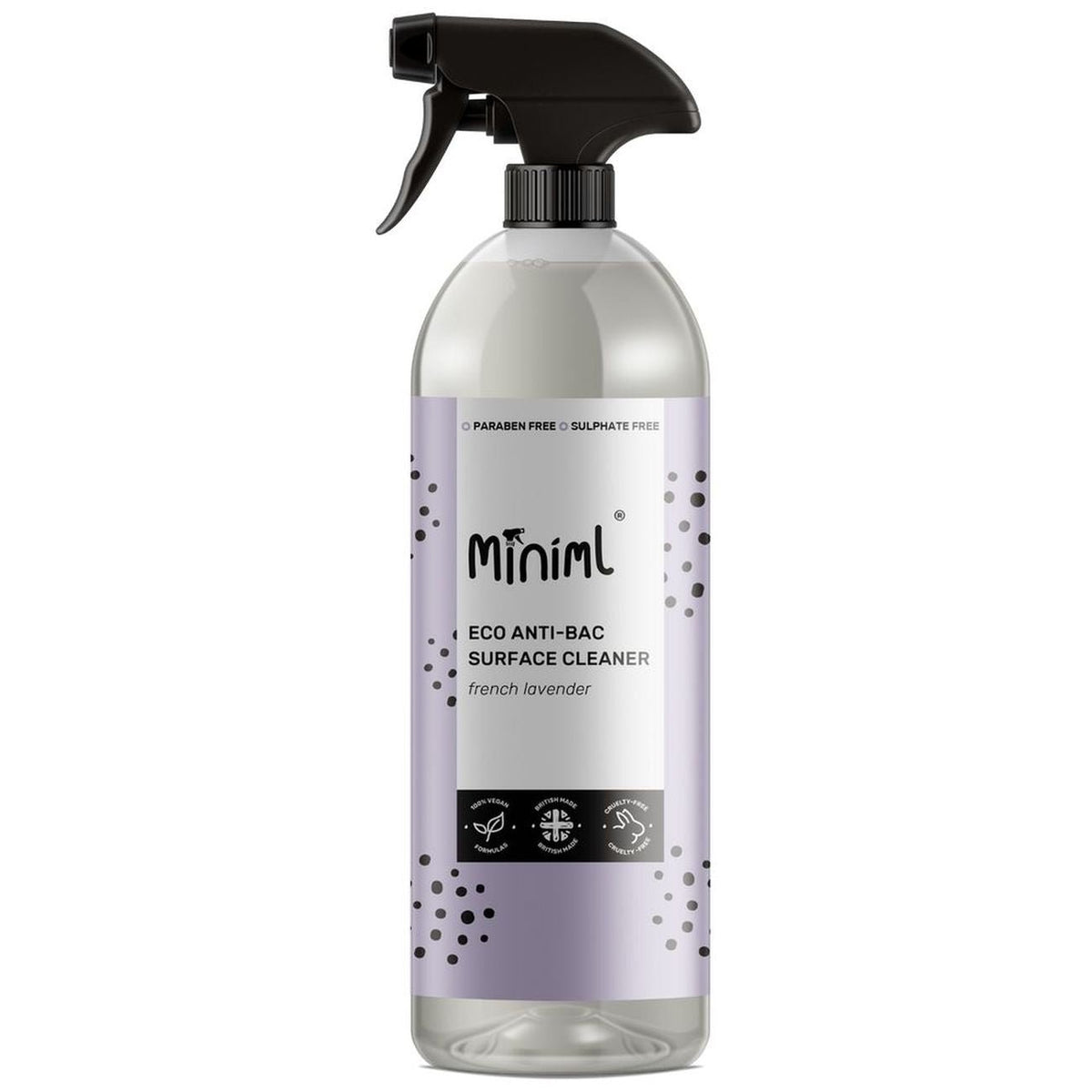 Surface Cleaner Anti - Bac Spray French Lavender 750ml - Miniml - Surface Spray - Eco Natural Products