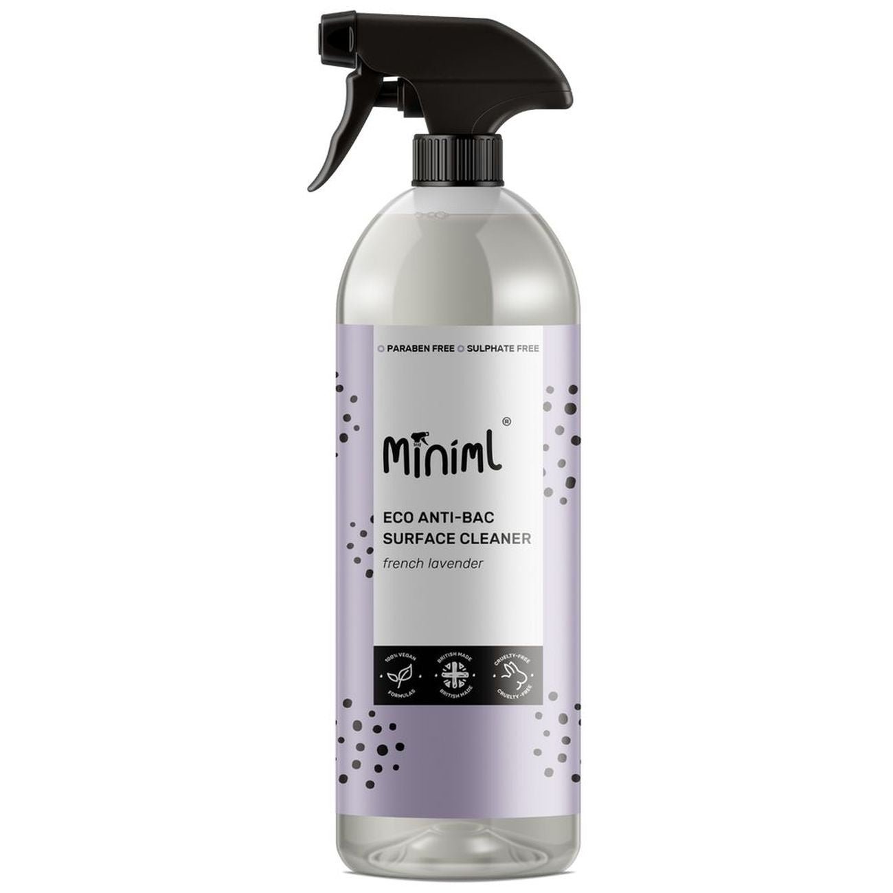 Surface Cleaner Anti - Bac Spray French Lavender 750ml - Miniml - Surface Spray - Eco Natural Products