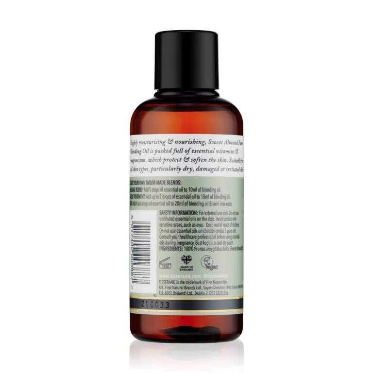 Sweet Almond Ethically Harvested Pure Blending Oil 100ml - Tisserand - Blending Oil - Eco Natural Products