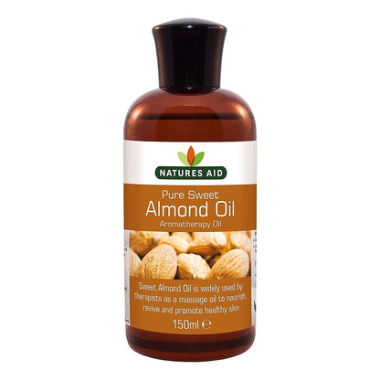 Sweet Almond Oil 150ml - Natures Aid - Beauty Oil - Eco Natural Products