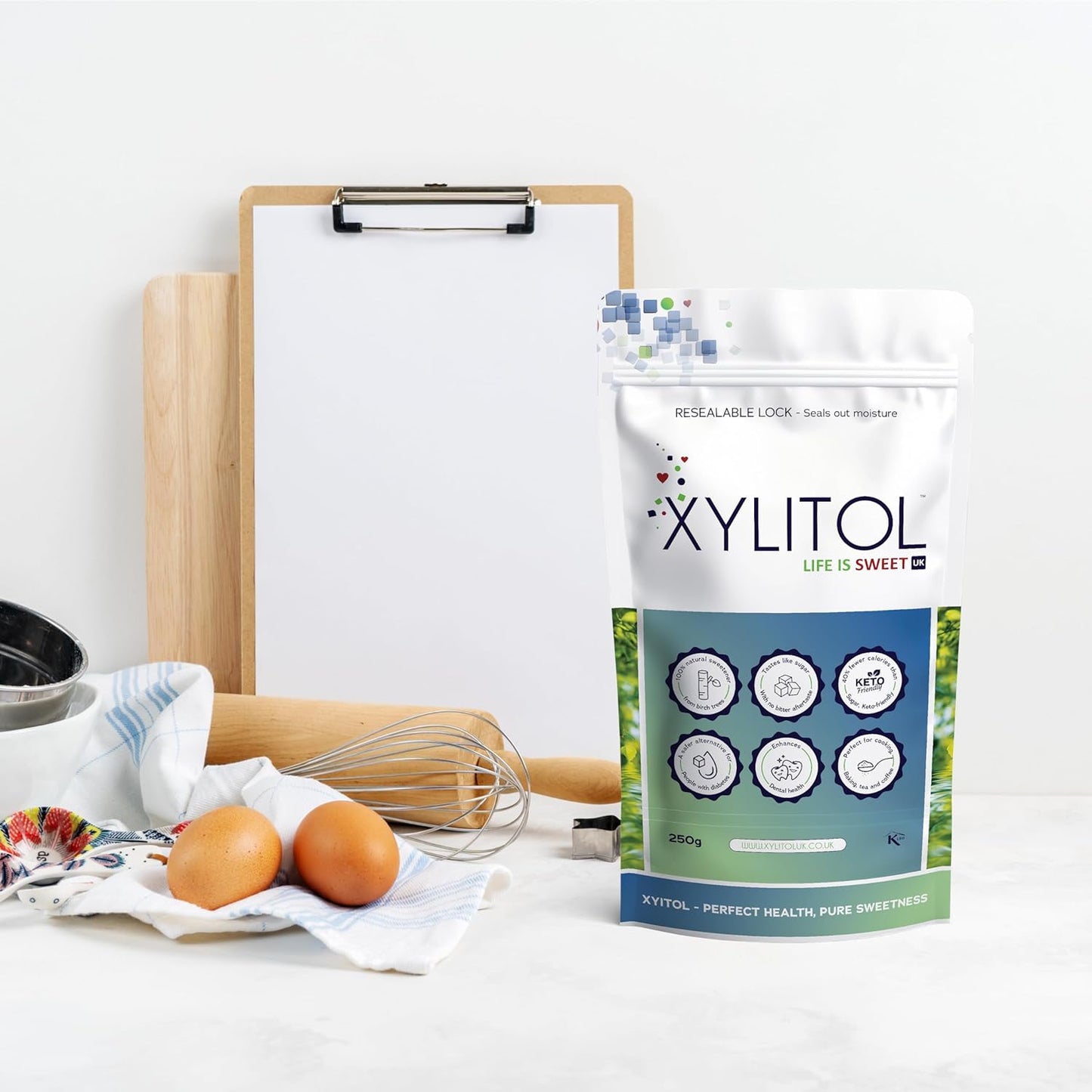 Sweetener 250g Pouch - Xylitol - Sweetener - Eco Natural Products