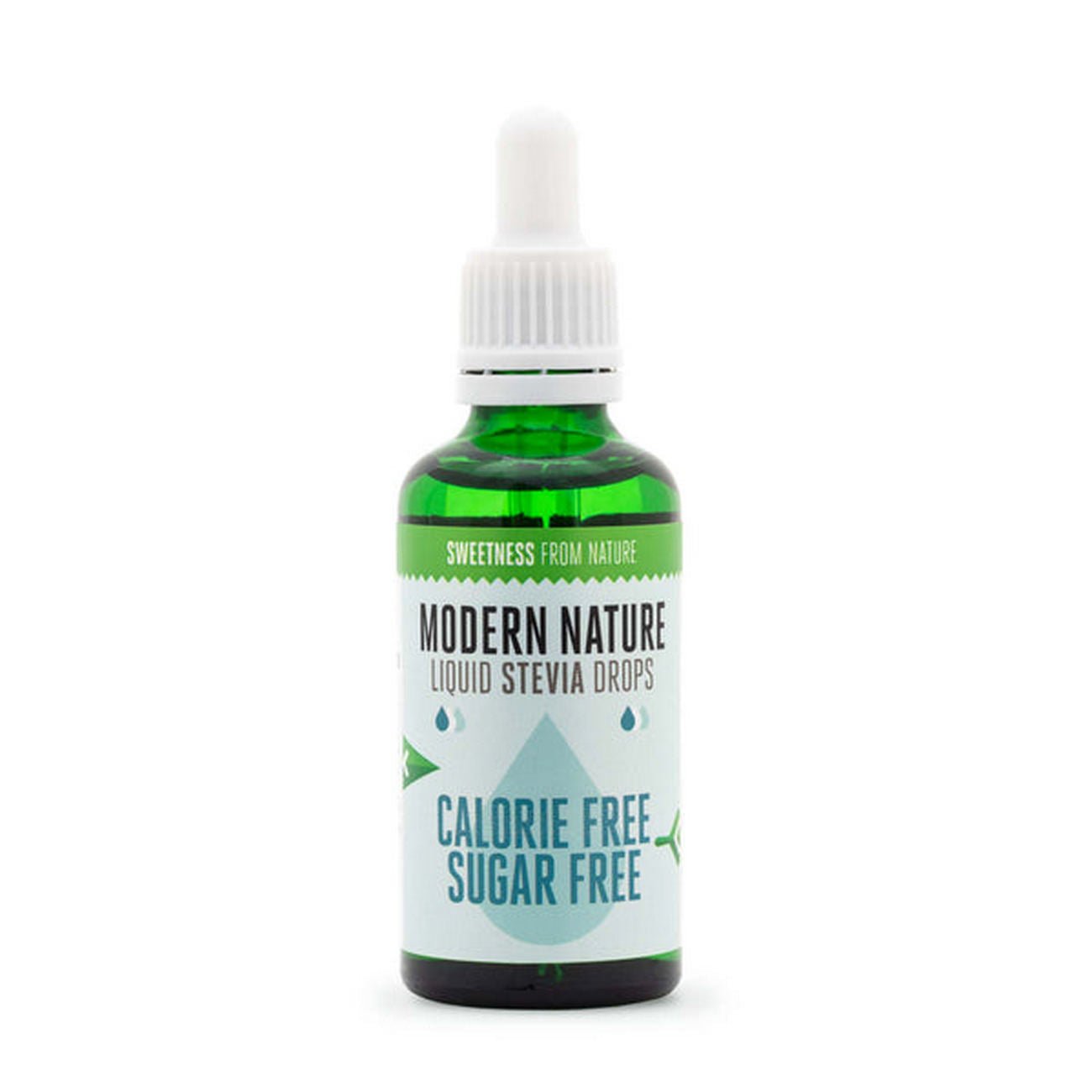 Sweetener Liquid Stevia Drops 50ml - Modern Nature - Sugar & Sweeteners - Eco Natural Products