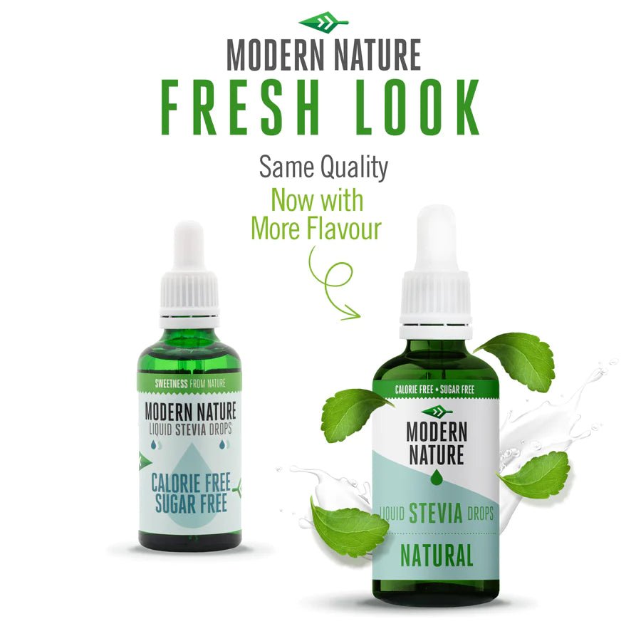 Sweetener Liquid Stevia Drops 50ml - Modern Nature - Sugar & Sweeteners - Eco Natural Products