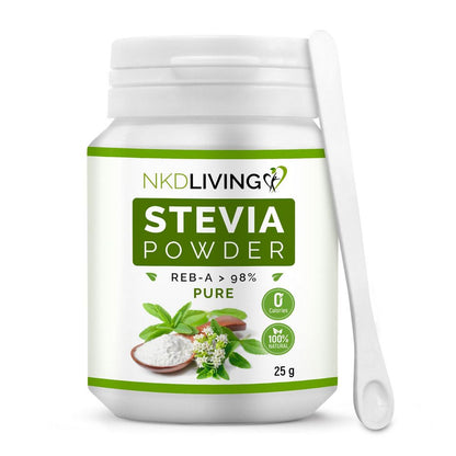 Sweetener Pure Stevia Powder 25g - NKD Living - Sweetener - Eco Natural Products