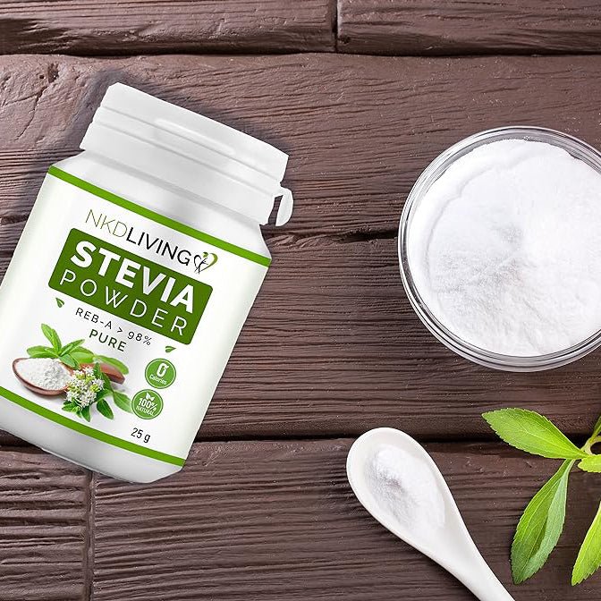 Sweetener Pure Stevia Powder 25g - NKD Living - Sweetener - Eco Natural Products