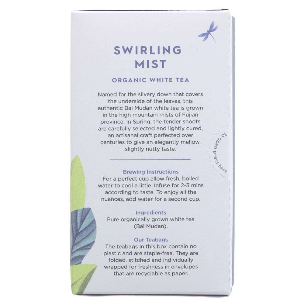Organic Swirling Mist White Tea 20 bags