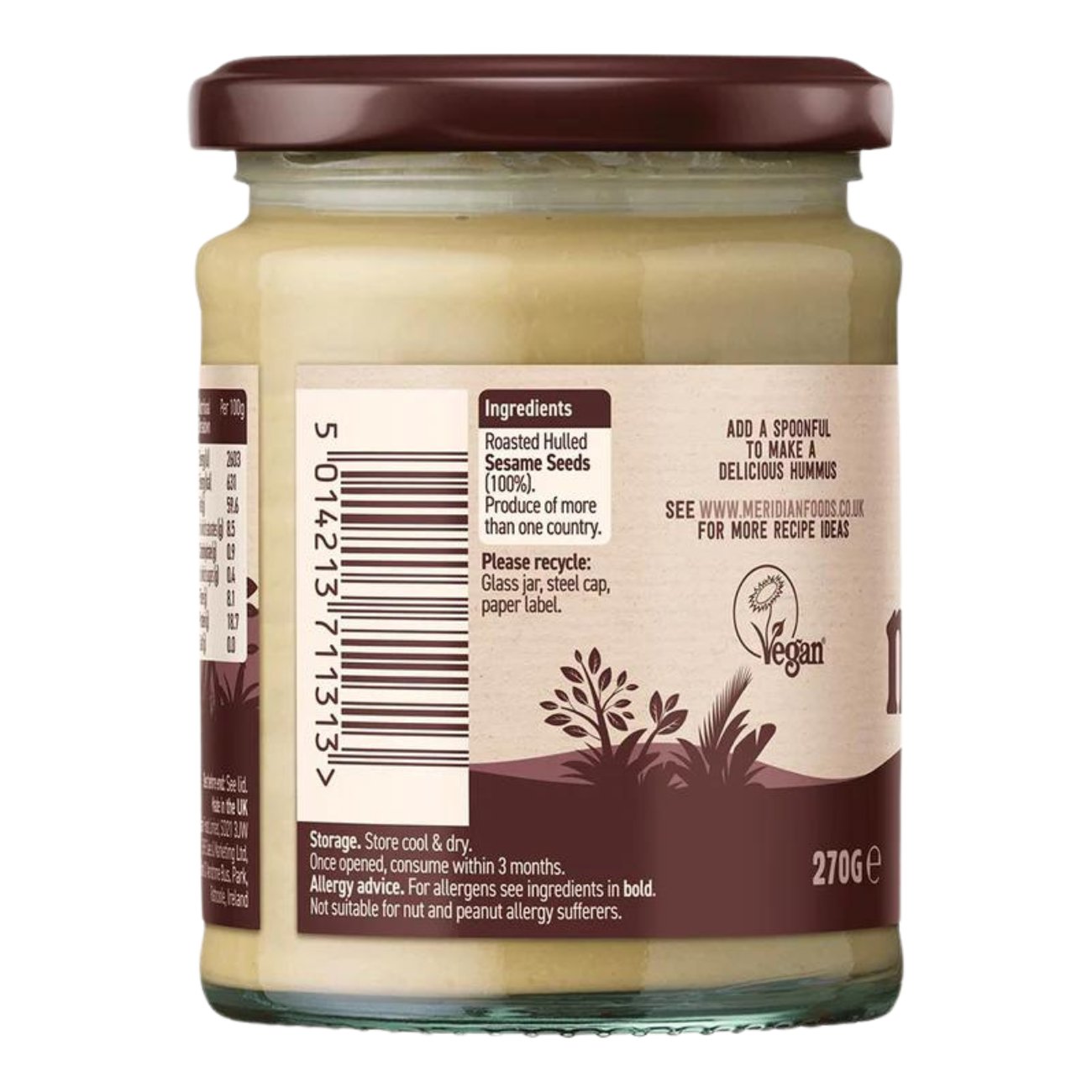 Tahini Light 270g [BLACK FRIDAY] - Eco Natural Products - Meridian - Spreads