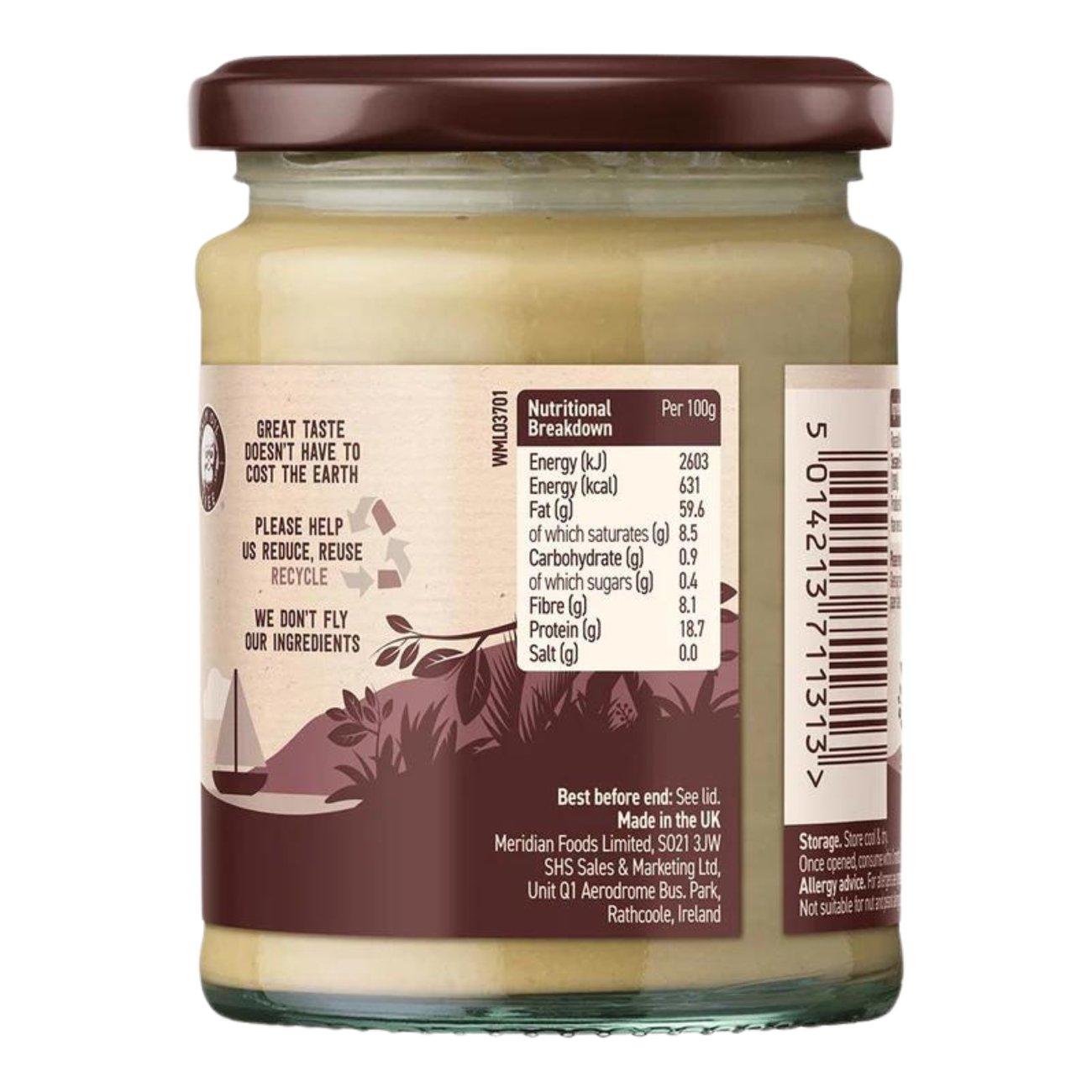 Tahini Light 270g [BLACK FRIDAY] - Eco Natural Products - Meridian - Spreads