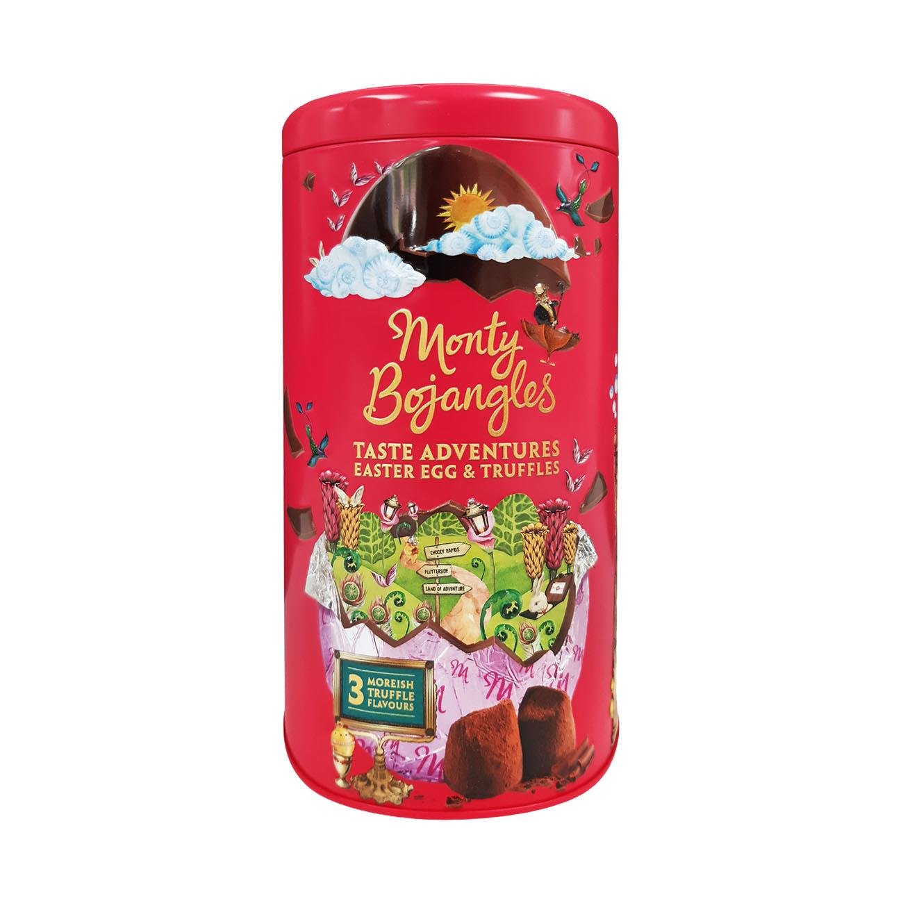 Taste Adventures Easter Egg Premium Tin Gift 175g - Monty Bojangles - Truffles - Monty Bojangles