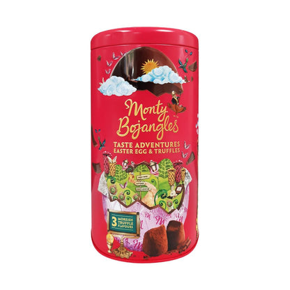 Taste Adventures Easter Egg Premium Tin Gift 175g - Monty Bojangles - Truffles - Monty Bojangles