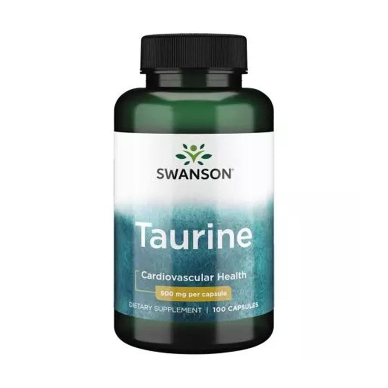 Taurine 500mg 100 caps - Swanson - Supplement - Eco Natural Products