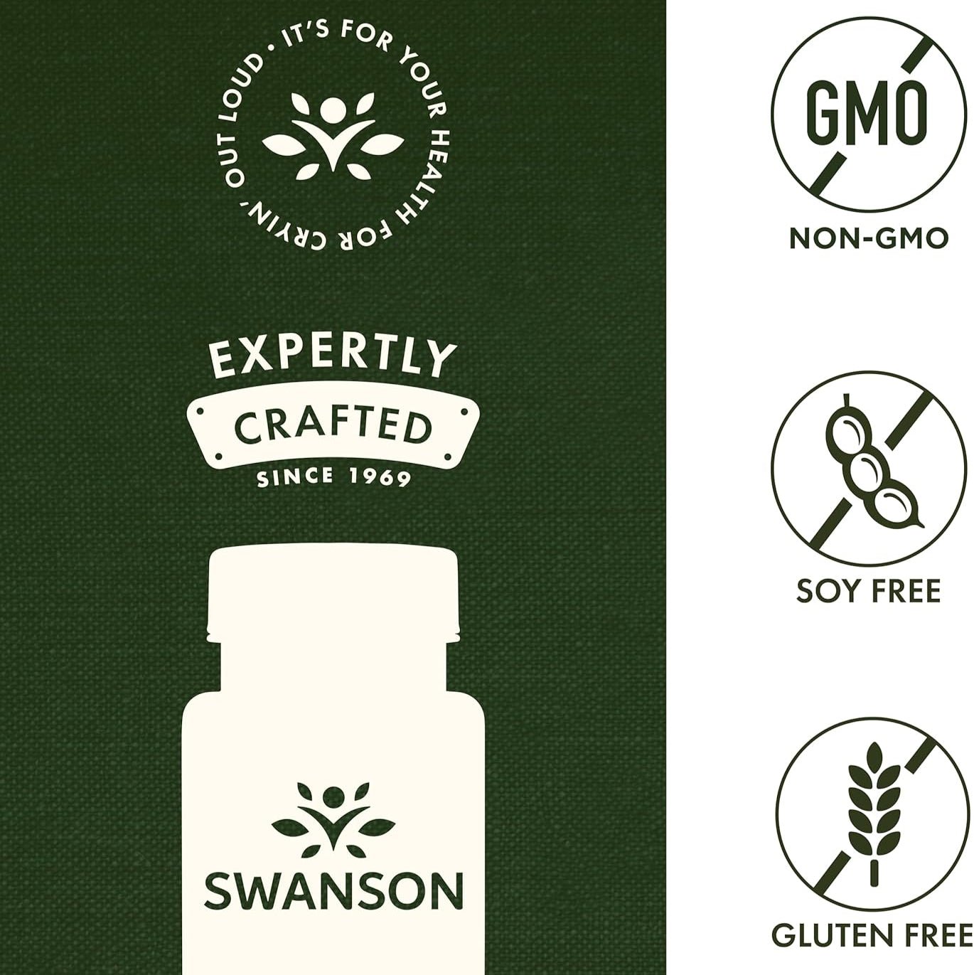 Taurine 500mg 100 Capsules - Swanson - Single Vitamins - Eco Natural Products