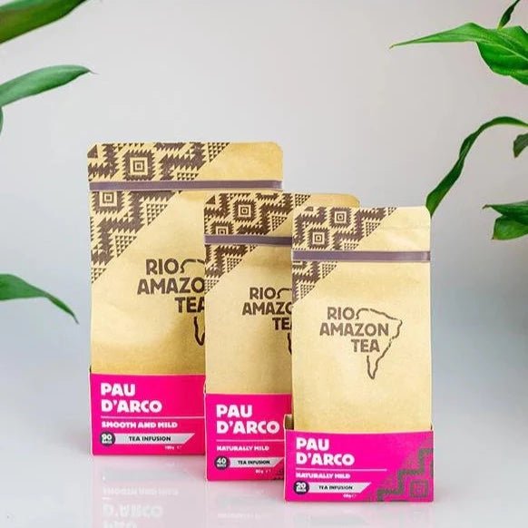 Tea Pau d'Arco (Lapacho) 2000mg 40 Bags - Rio Amazon - Tea herbal - Eco Natural Products
