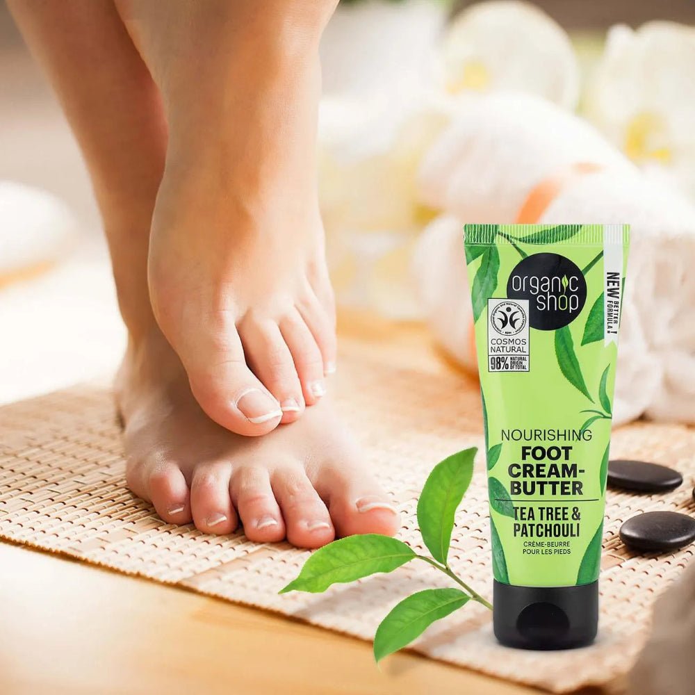 Tea Tree & Patchouli Soft Skin Foot Cream - Butter 75ml - Organic Shop - Foot care - Organic Shop