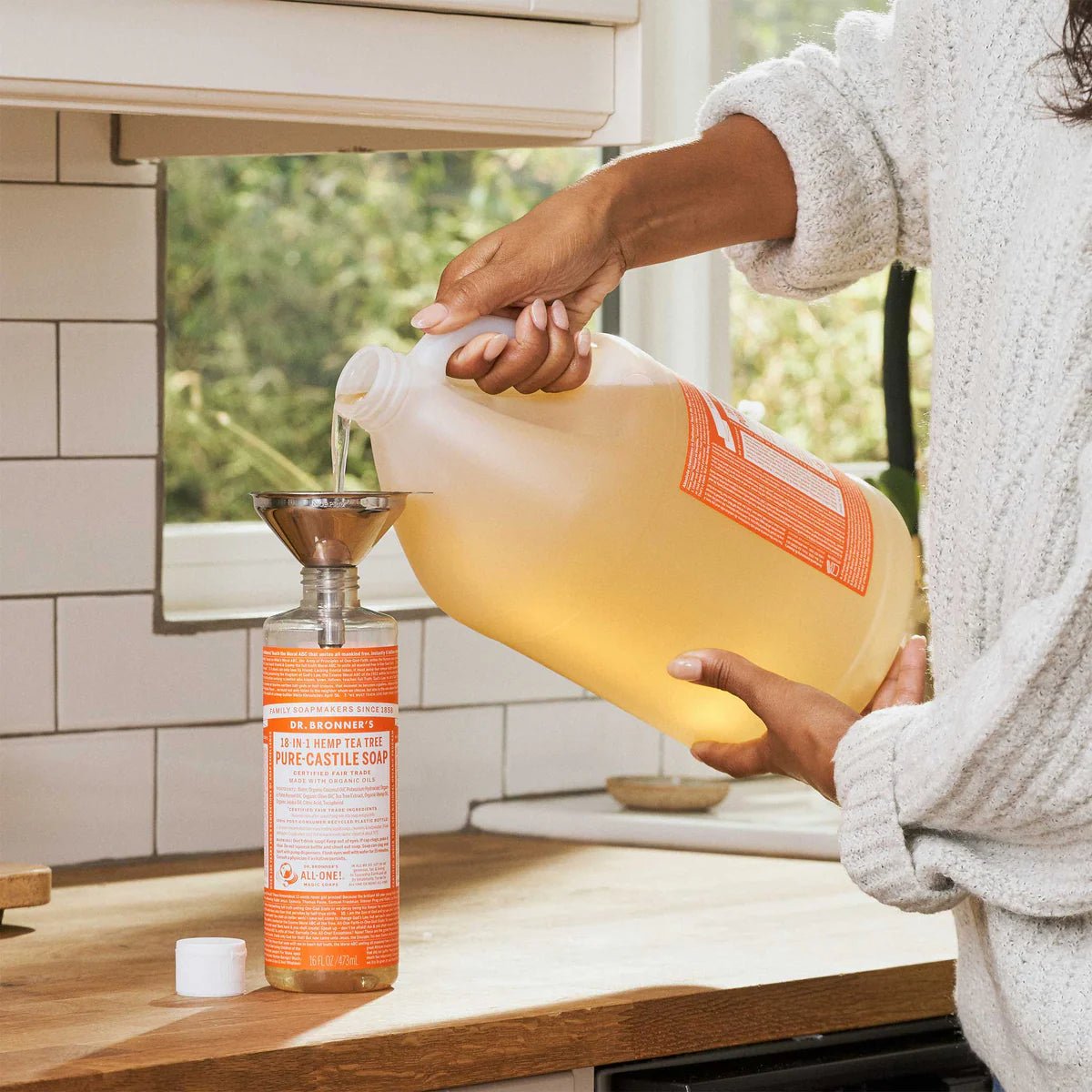 Tea Tree Pure - Castile Liquid Soap 473ml - Dr. Bronner - Liquid Soap - Eco Natural Products