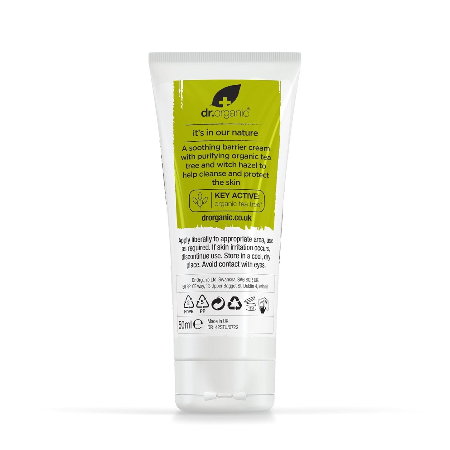 Tea Tree Skin Cream 50ml - Dr Organic - Moisturizers - Eco Natural Products