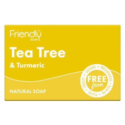 Tea Tree & Turmeric Soap 95g - Friendly Soap - Bar Soap - Eco Natural Products