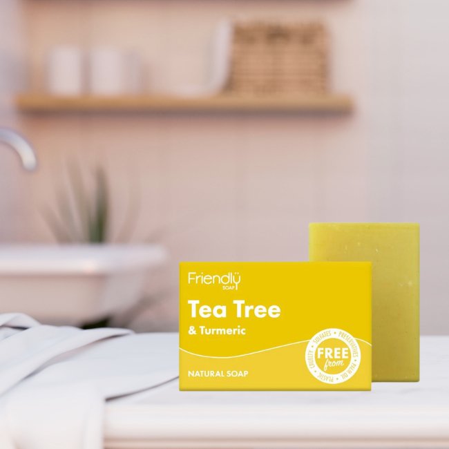 Tea Tree & Turmeric Soap 95g - Friendly Soap - Bar Soap - Eco Natural Products