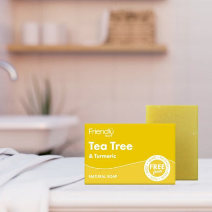 Tea Tree & Turmeric Soap 95g - Friendly Soap - Bar Soap - Eco Natural Products