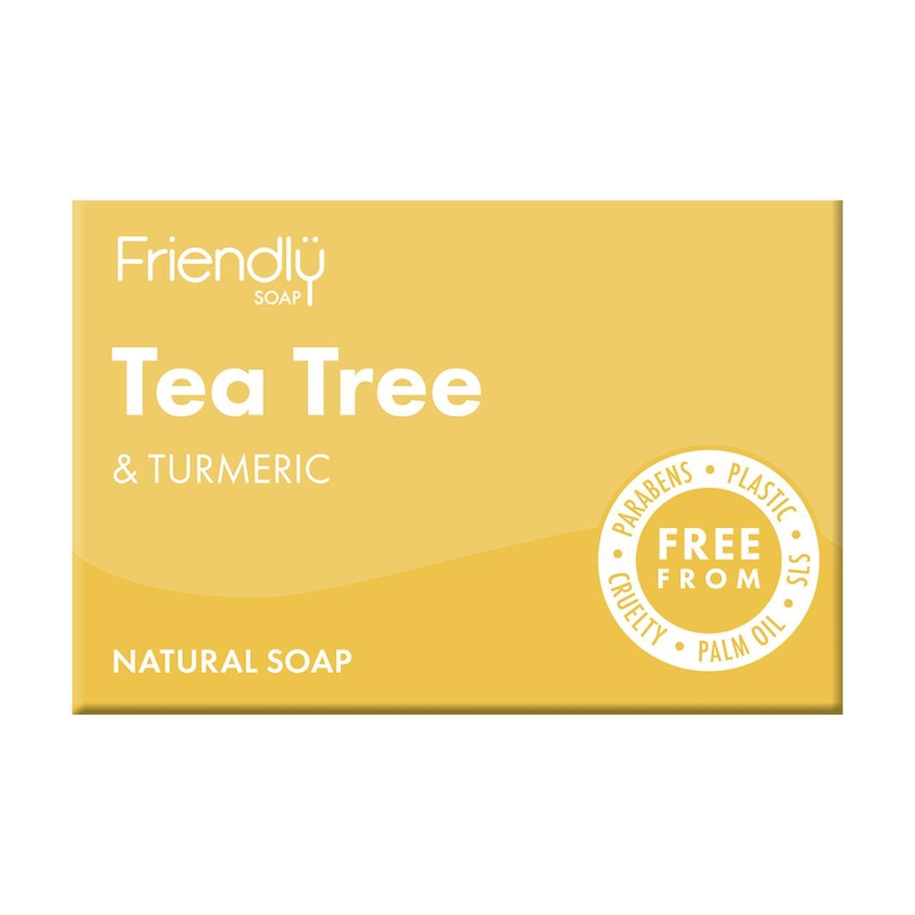 Tea Tree & Turmeric Soap 95g - Friendly Soap - Bar Soap - Eco Natural Products