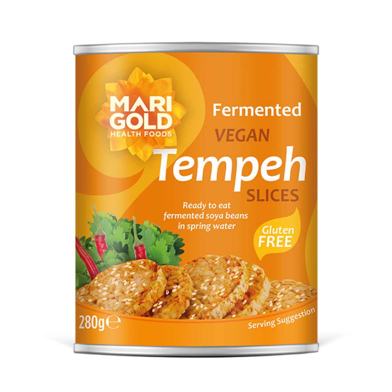 Tempeh Cans 280g - Marigold - Meat Alternative - Eco Natural Products